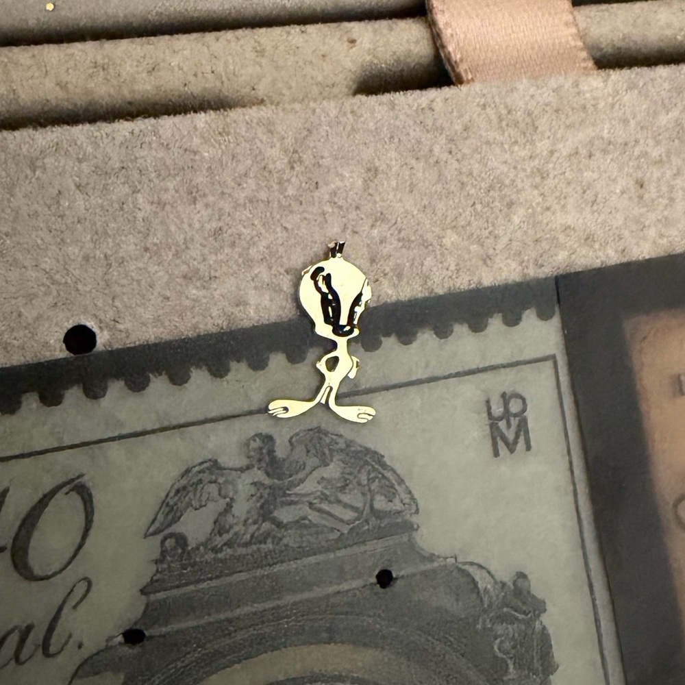 Michael Anthony 14kt Solid Yellow Gold Tweety Bir… - image 1